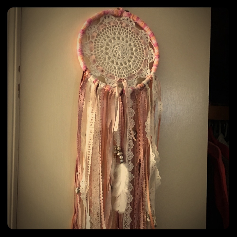 Handcrafted bohemian styled dreamcatchers.